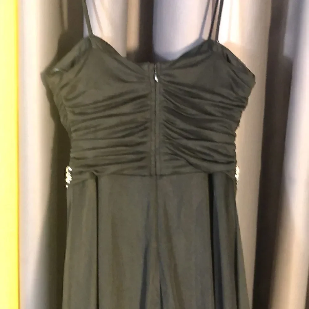 B Smart black chiffon formal dress size 3